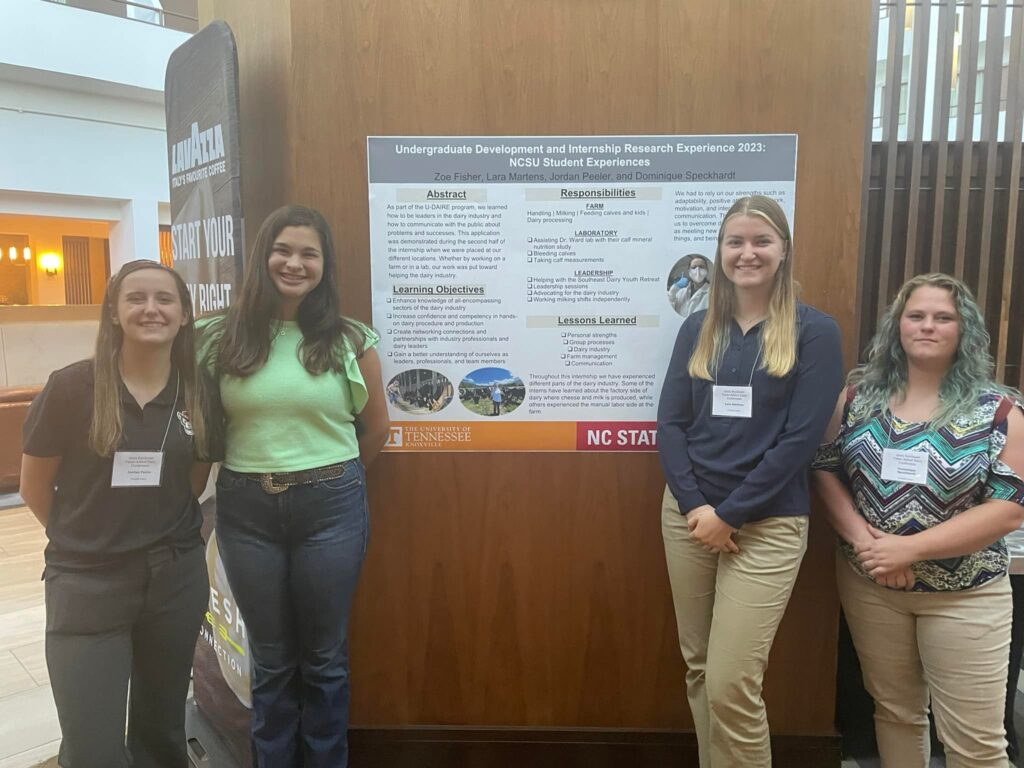 Members of 2023 Cohort with their poster