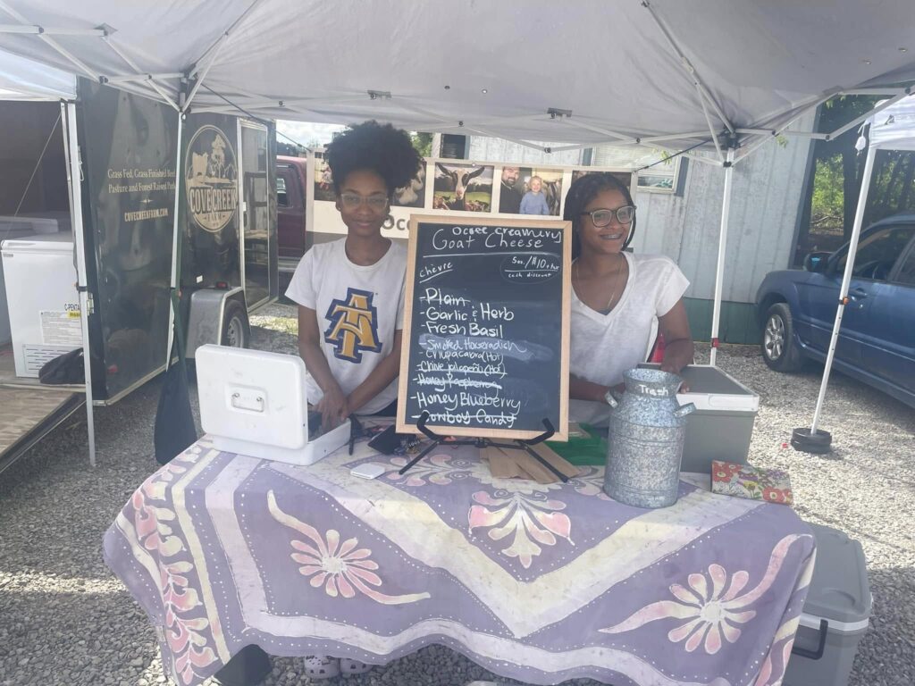 Members of 2024 Cohort at outdoor market
