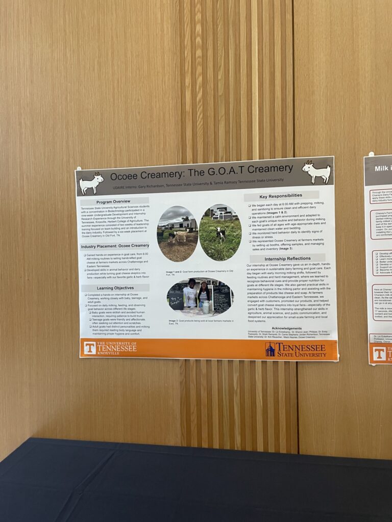 Ocoee Creamery poster presentation